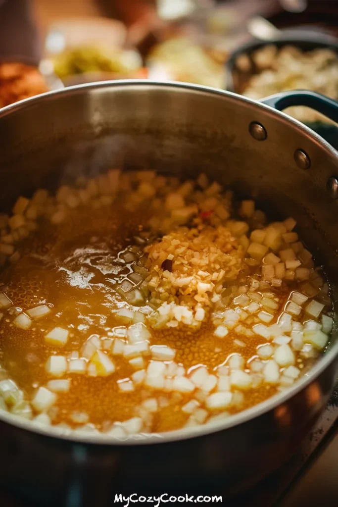 Cheesy Hamburger Potato Soup