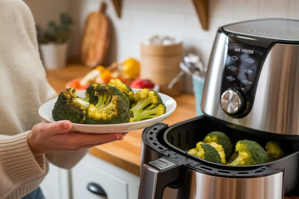 air fryer frozen broccoli