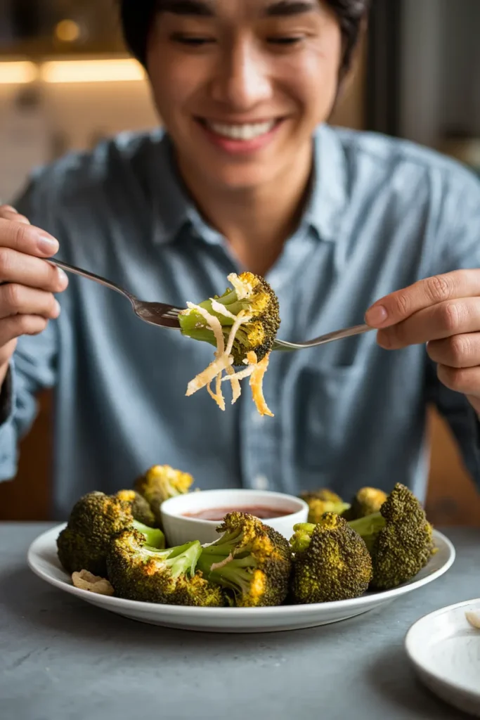 delicious air fryer frozen broccoli