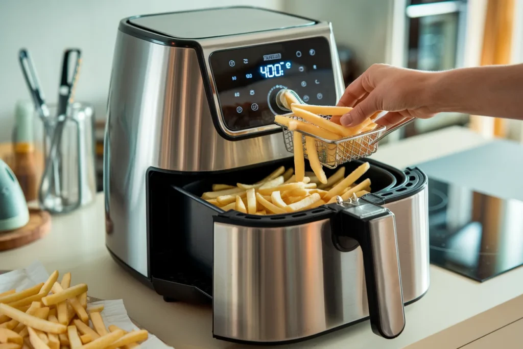 how to make frozen french fries in air fryer