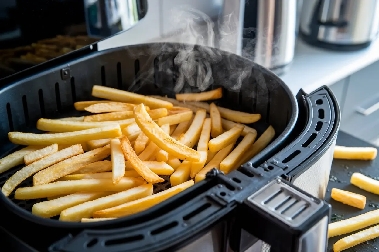 how to make frozen french fries in air fryer