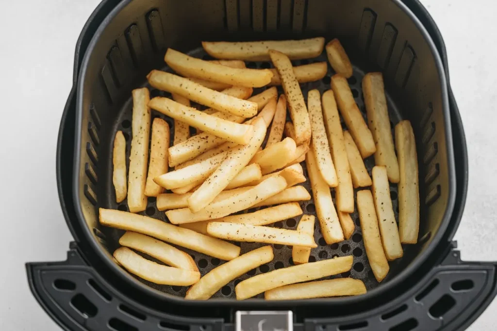 how to make frozen french fries in air fryer