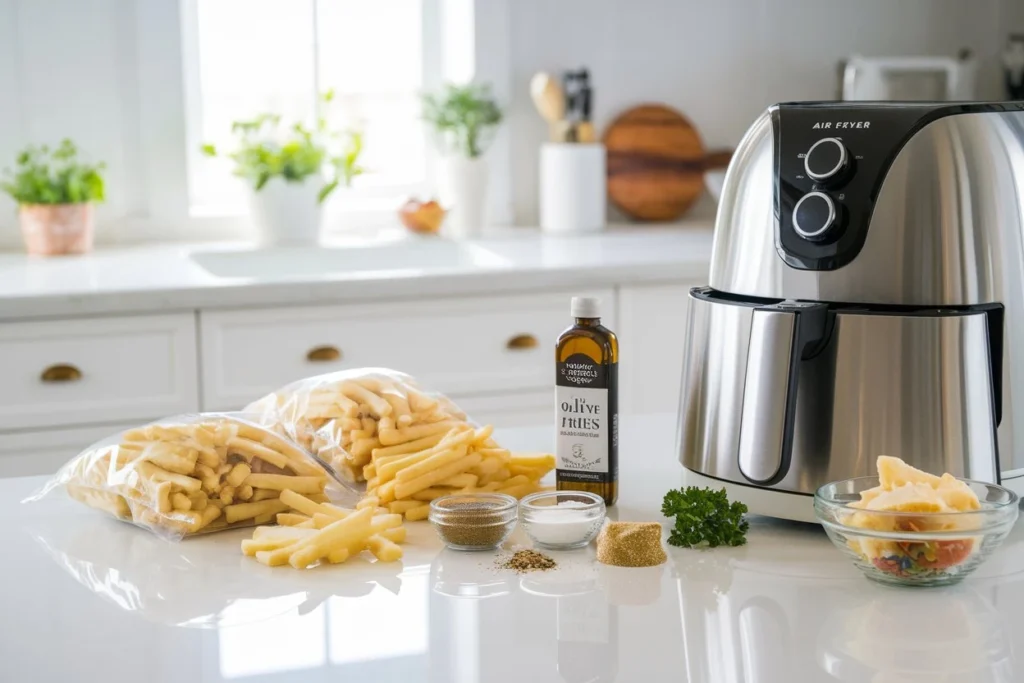 how to make frozen french fries in air fryer