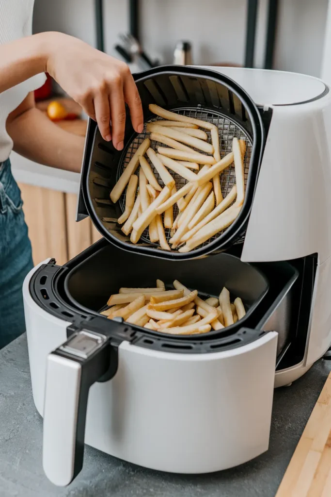 how to make frozen french fries in air fryer