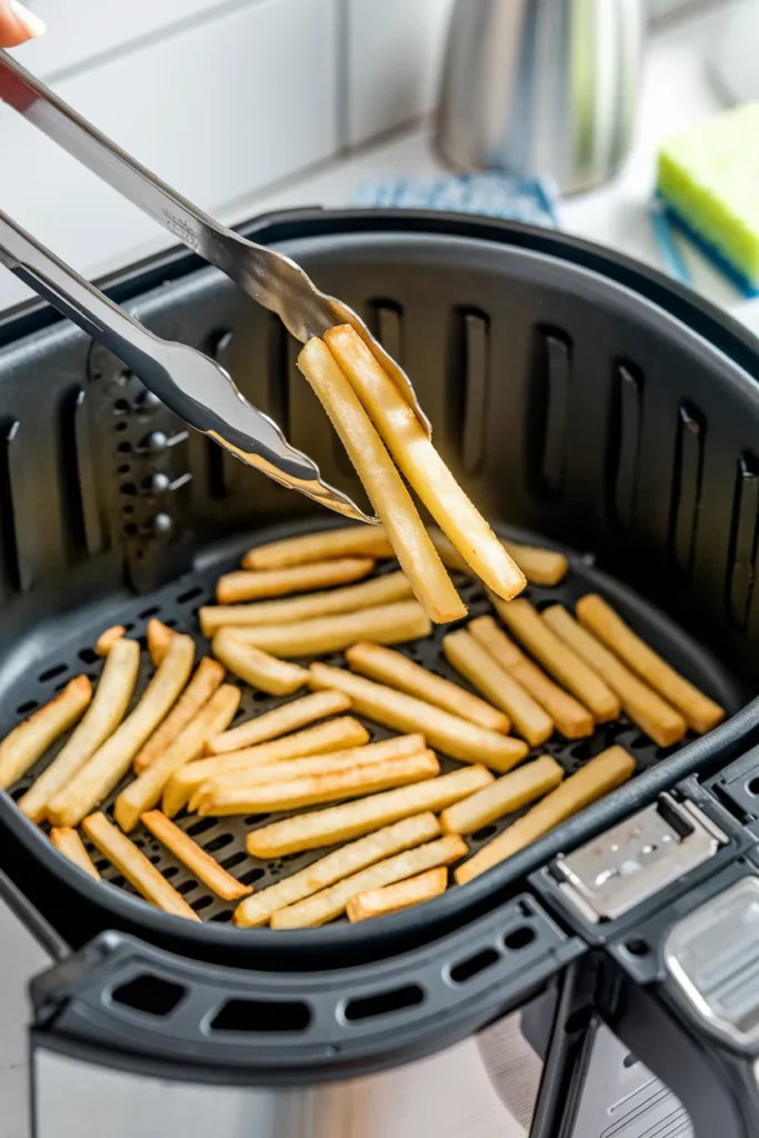 how to make frozen french fries in air fryer