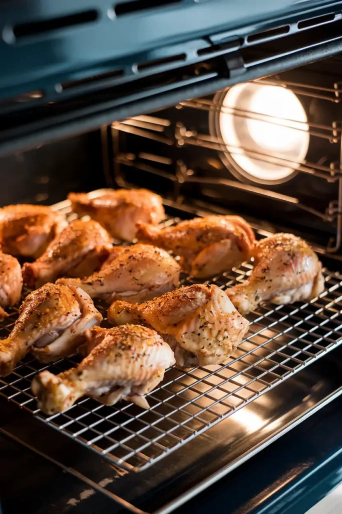 barbecue chicken legs in oven