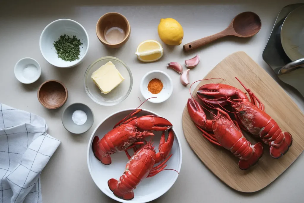 garlic butter lobster tails