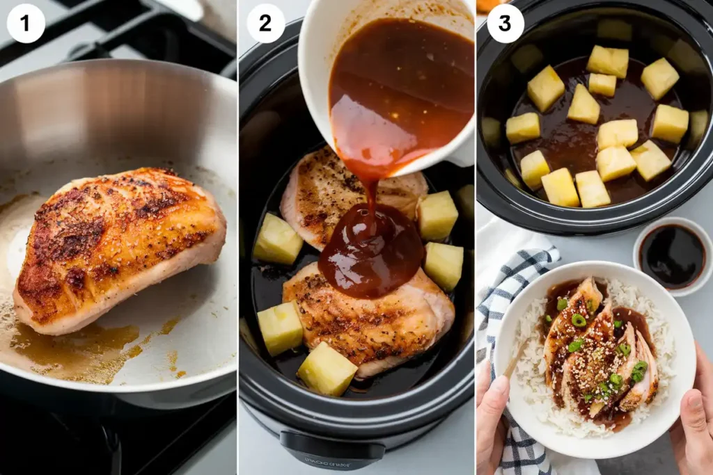 hawaiian chicken in crock pot