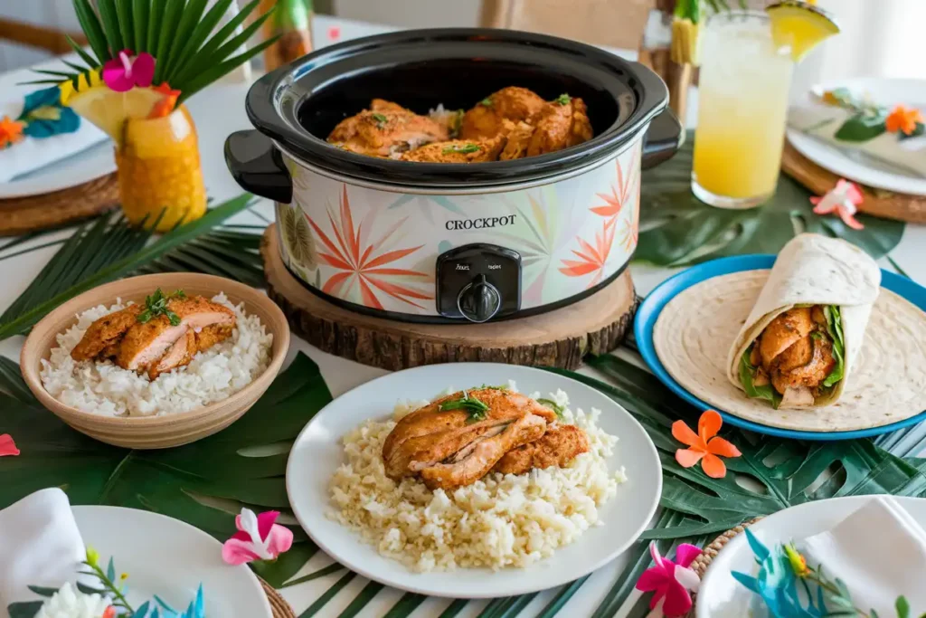 hawaiian chicken in crock pot