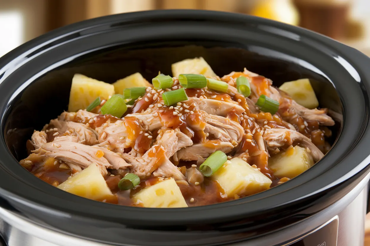 hawaiian chicken in crock pot