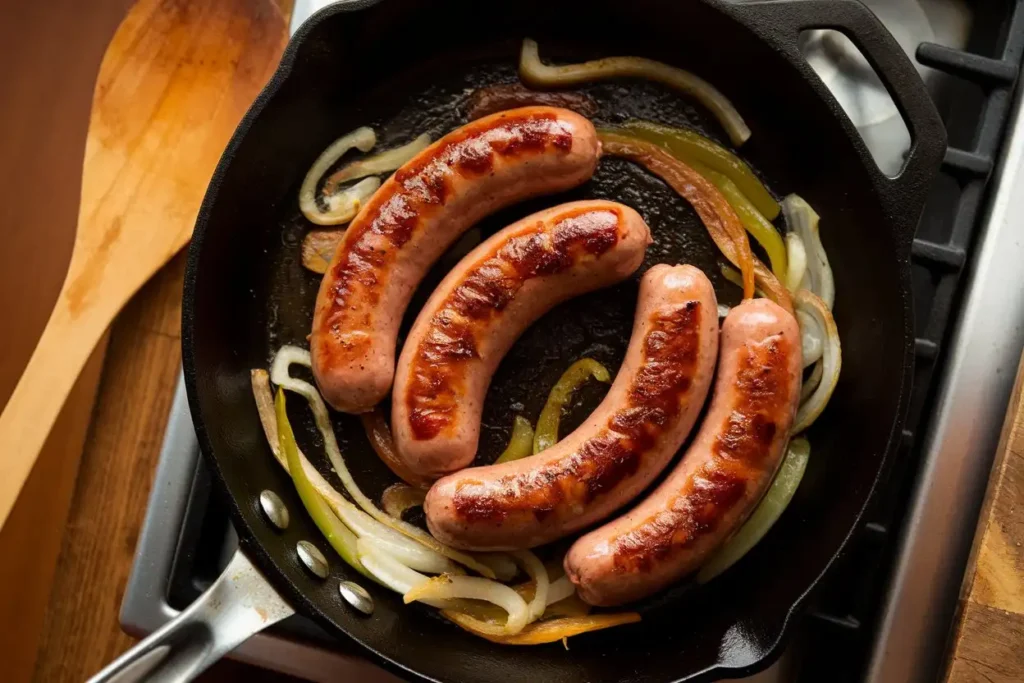 how to cook brats on stove