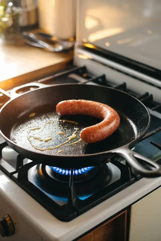 how to cook brats on stove