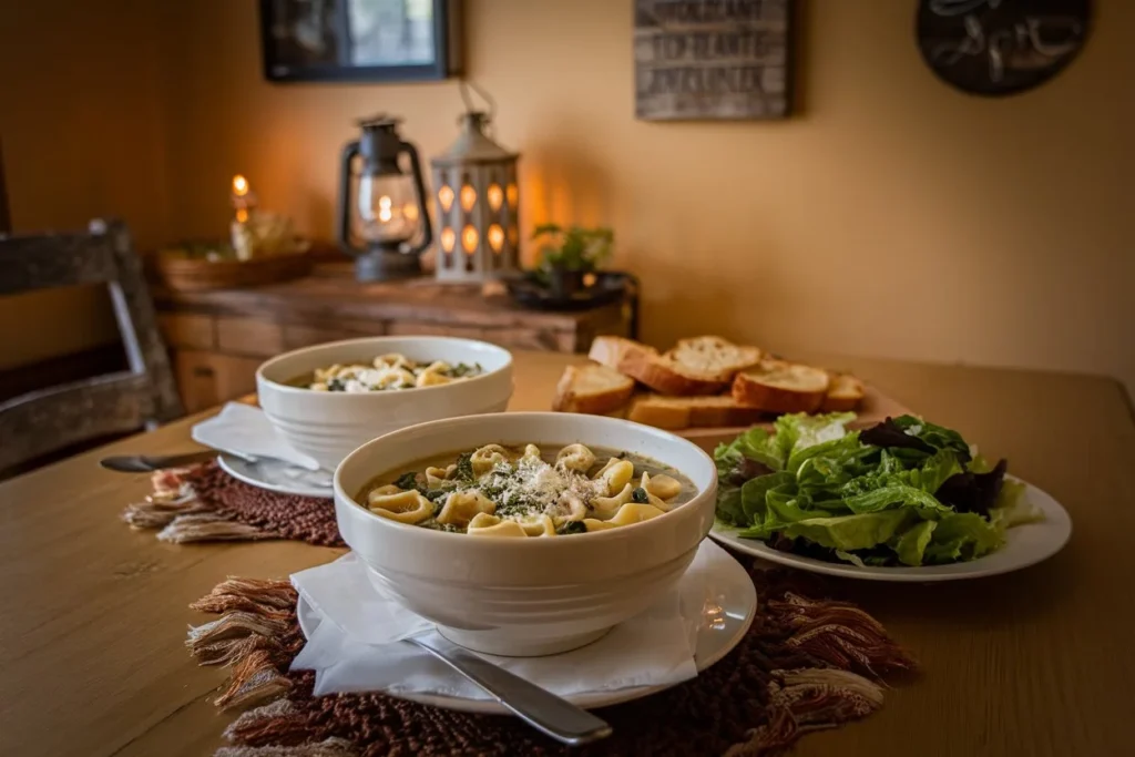 sausage spinach tortellini soup