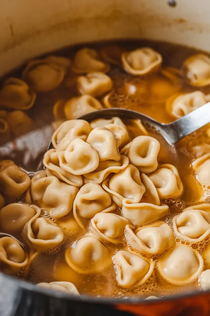 sausage spinach tortellini soup