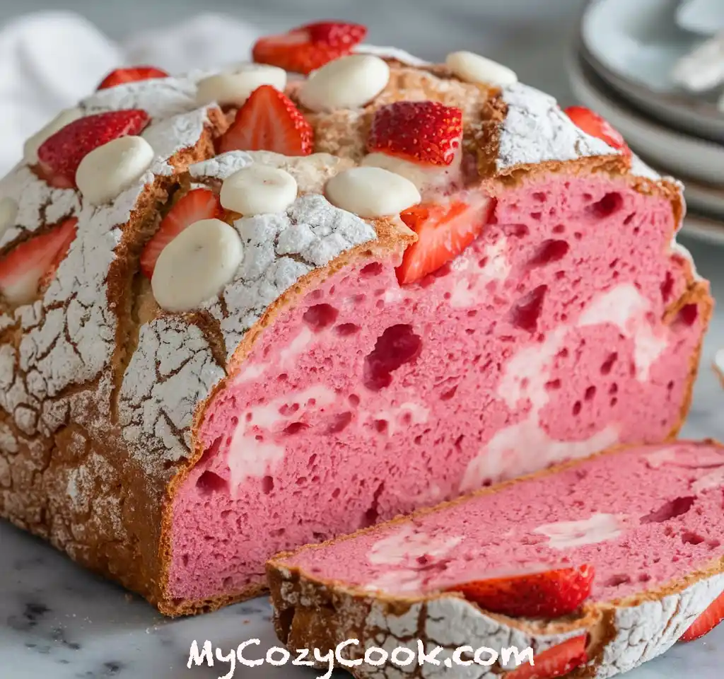 Sourdough Strawberry Bread