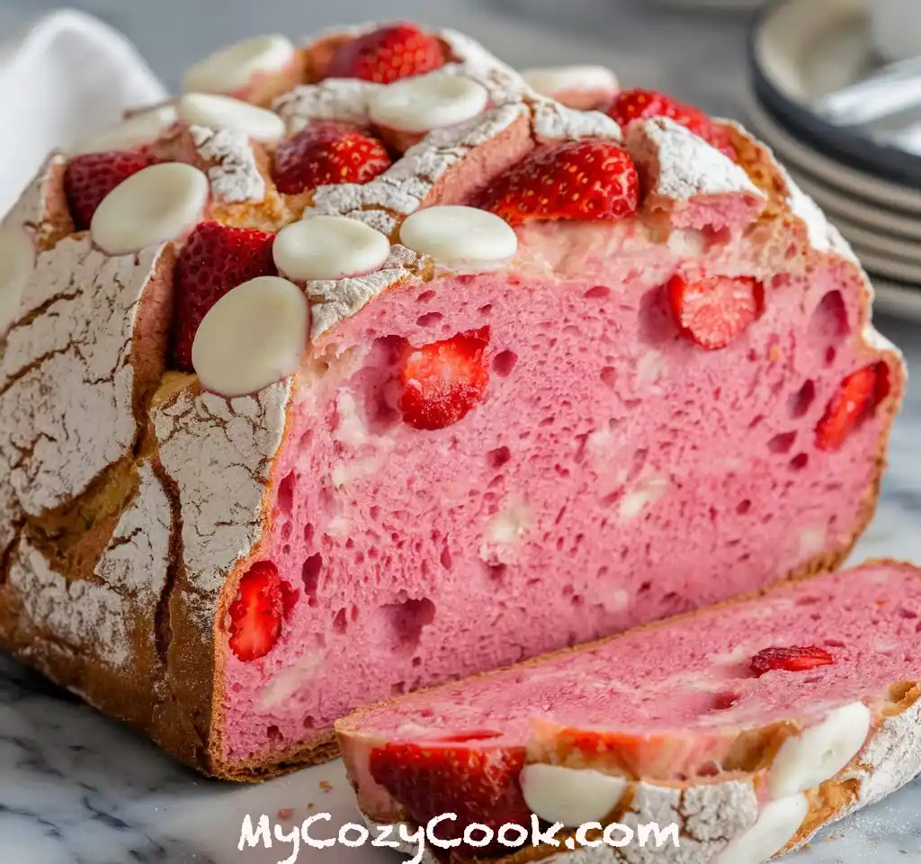 Sourdough Strawberry Bread