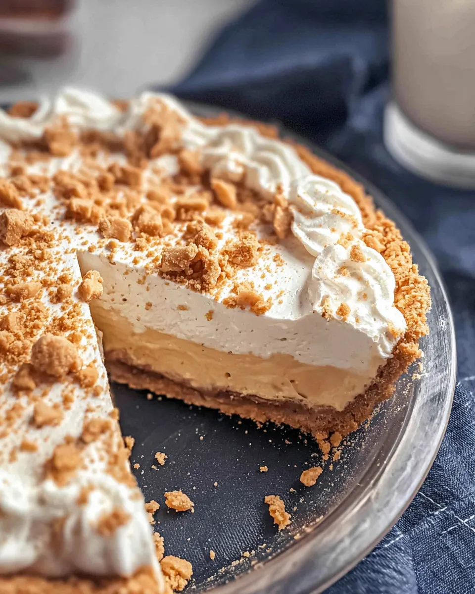 Amish Peanut Butter Cream Pie