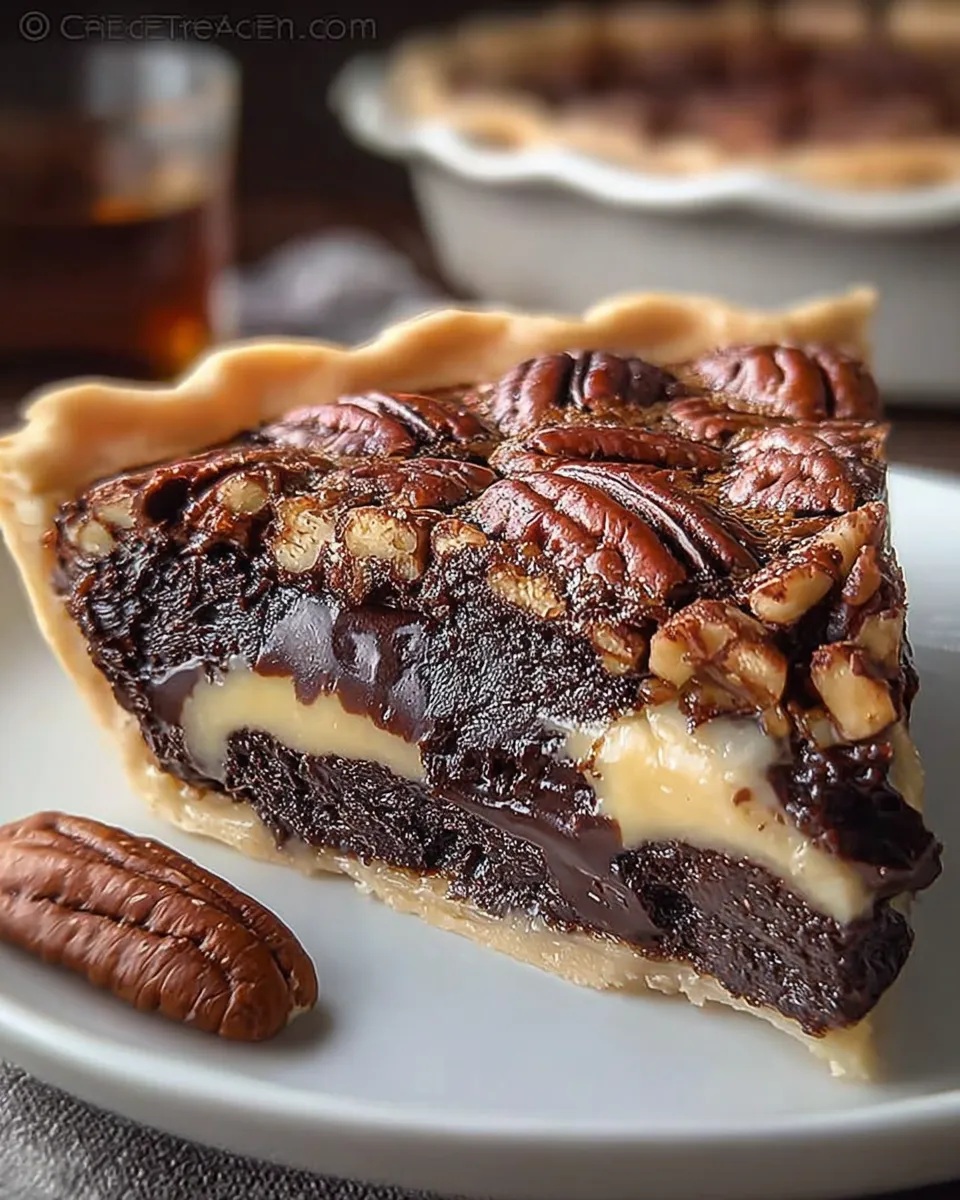 Brownie Pecan Pie