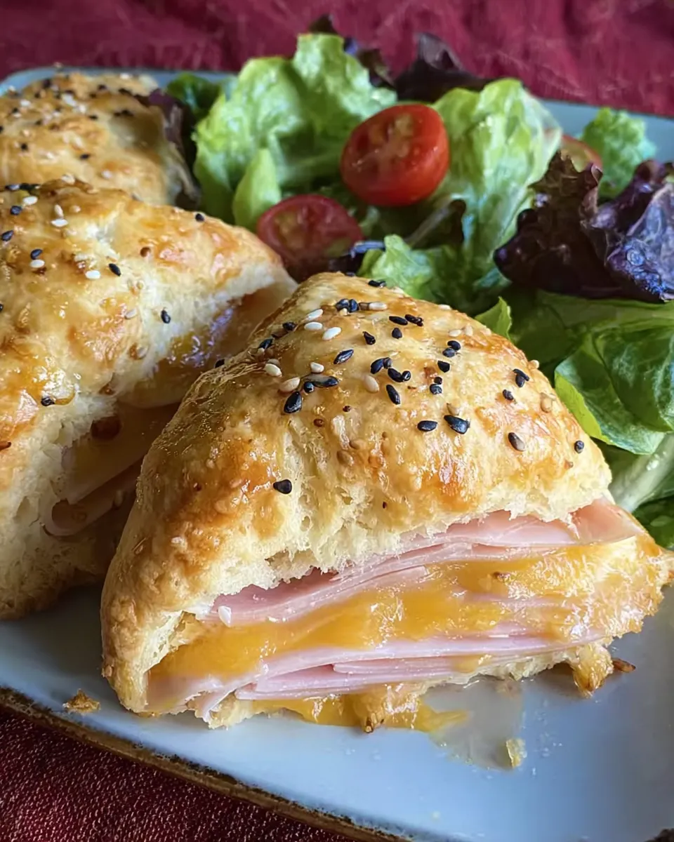 Easy Ham and Cheese Biscuits