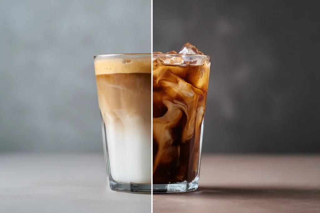 Homemade copycat coffee shop drinks compared to café-style drinks